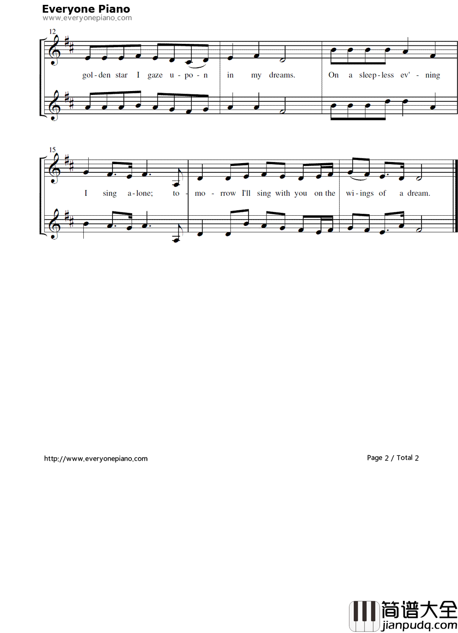 On_the_Wings_of_a_Dream钢琴谱_Cardcaptor_Sakura__魔卡少女樱_插曲