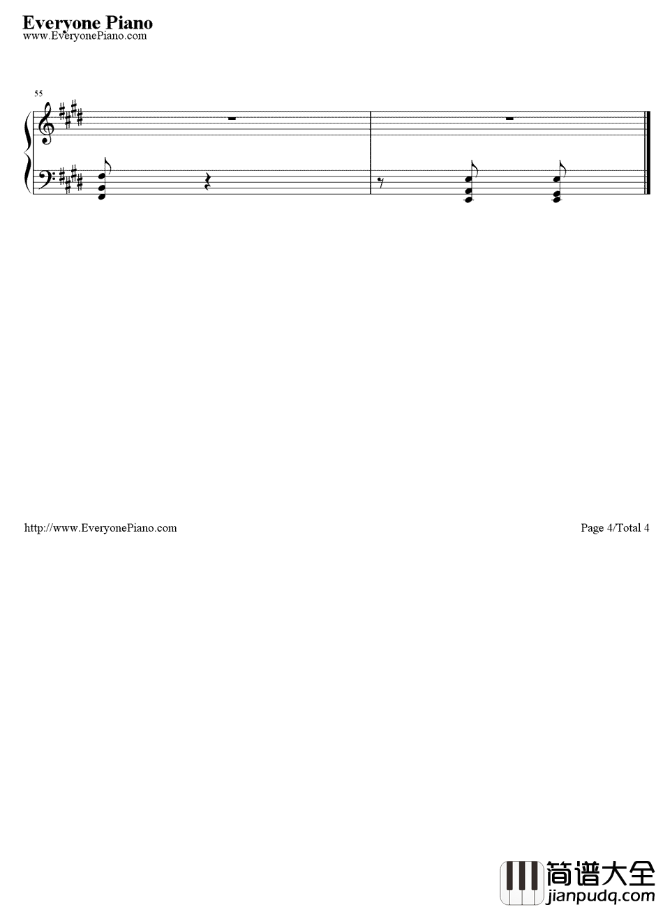 美咲顺调マーチ钢琴谱_会长はメイド様