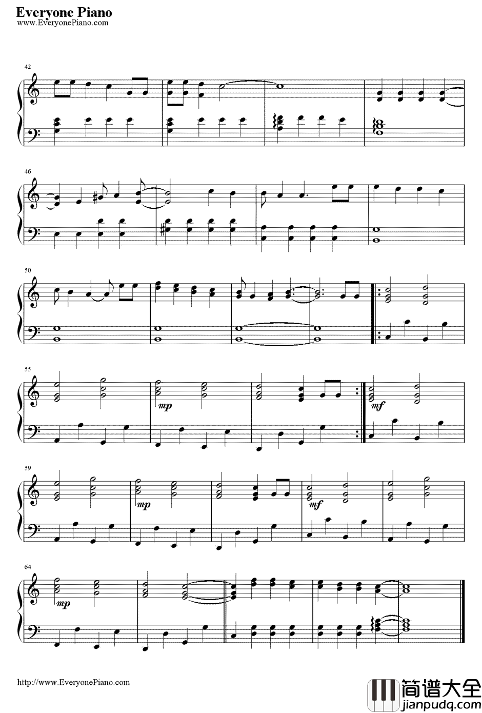 The_Best_Day_Ever钢琴谱_Spongebob_Squarepants