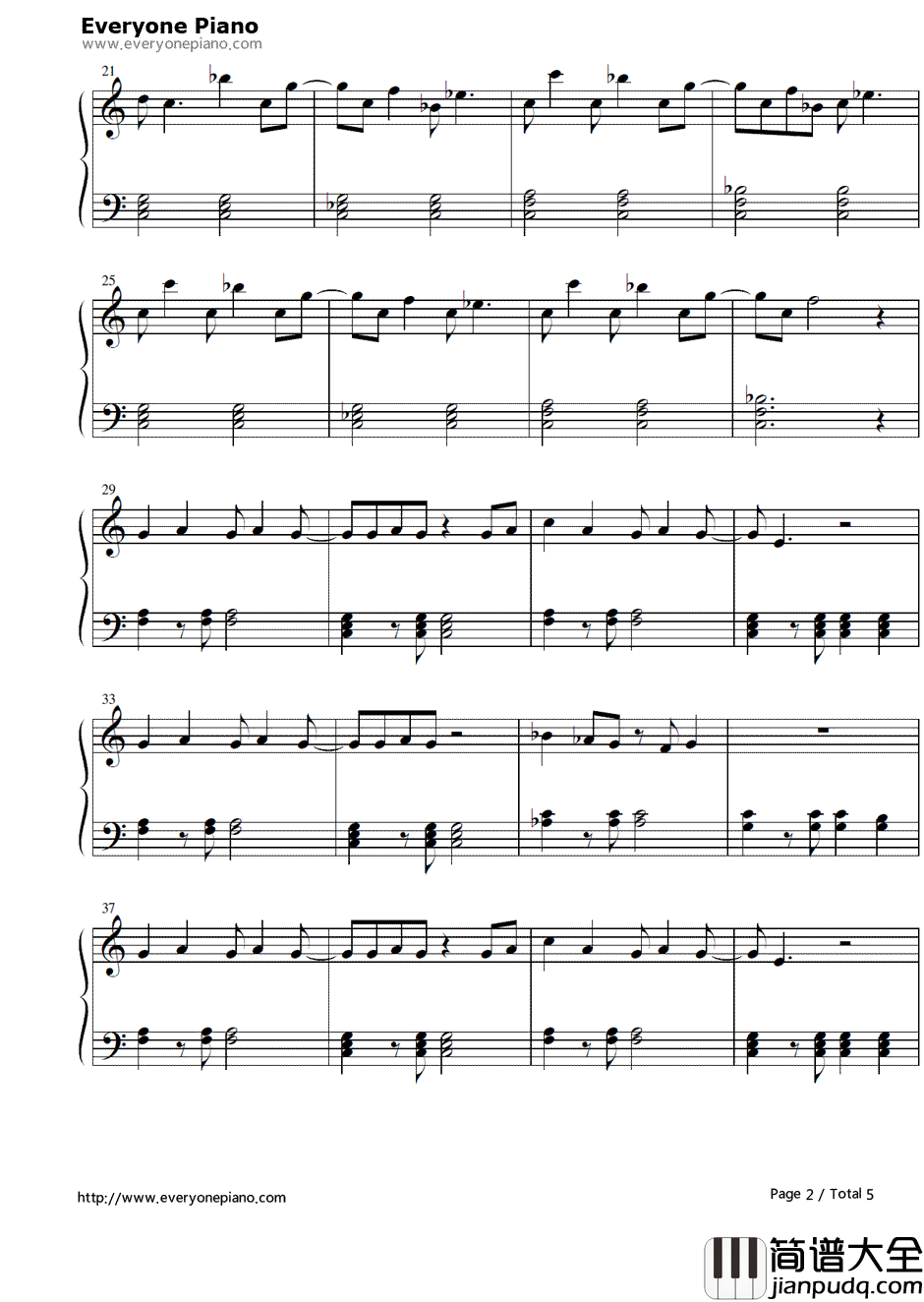 ずっとずっとずっと钢琴谱_久川綾丹下桜__魔卡少女樱_插曲