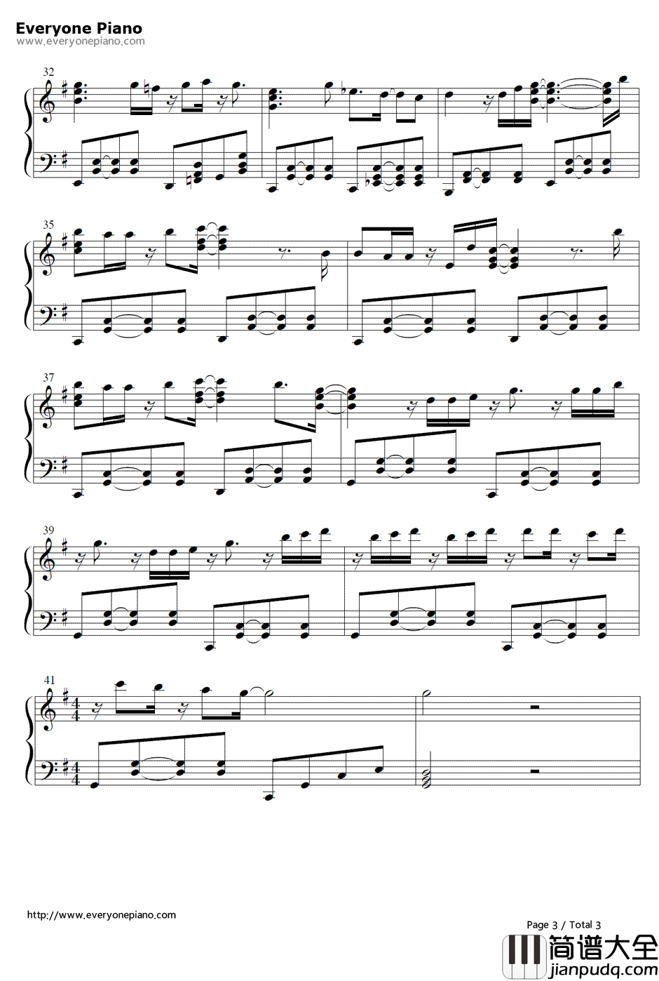 Love_U_Like_U钢琴谱_金明洙金艺林__闭嘴！花美男乐队_主题曲