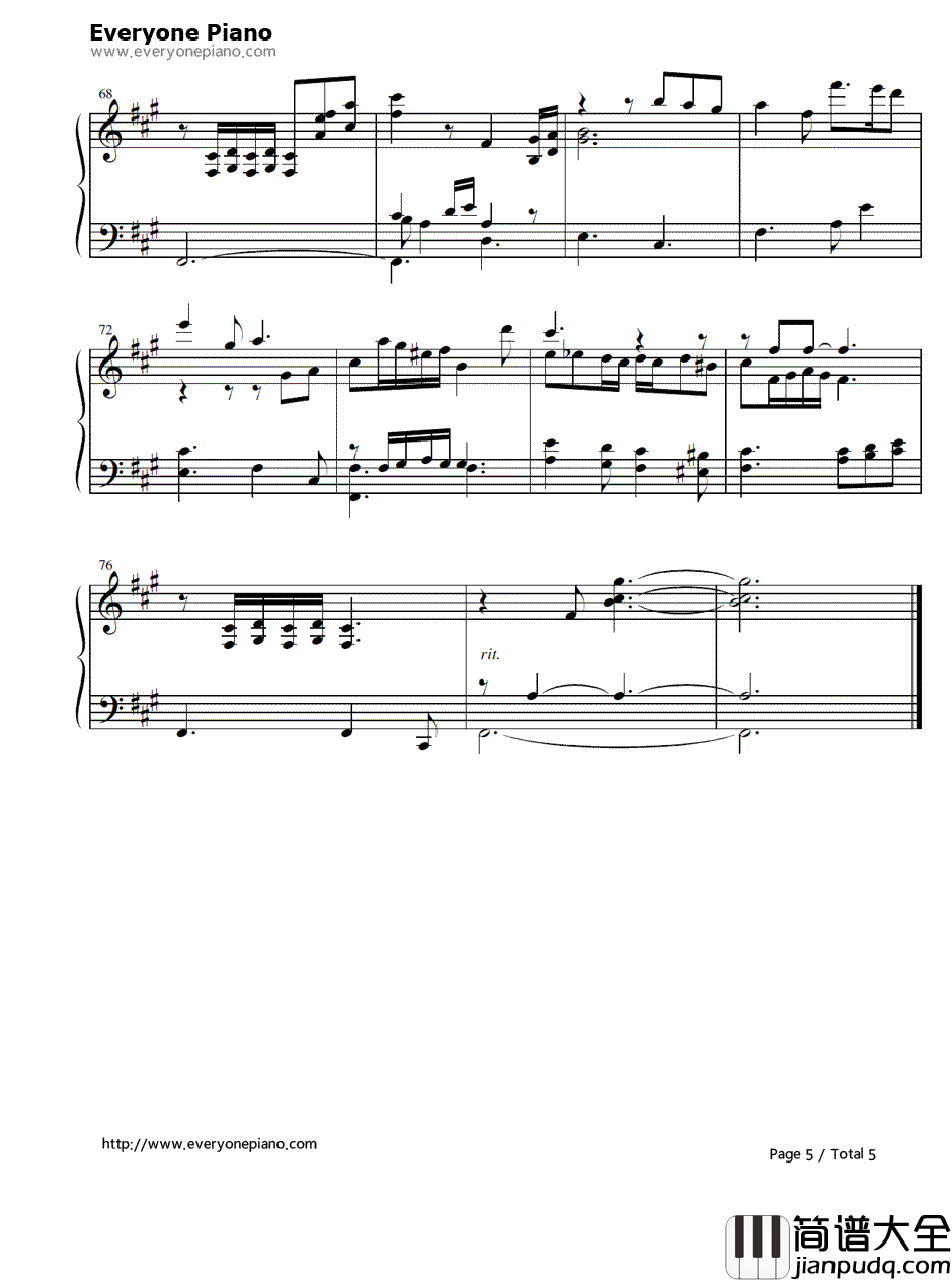 Morgan钢琴谱_ああっ女神さまっ_剧场版_我的女神_OST