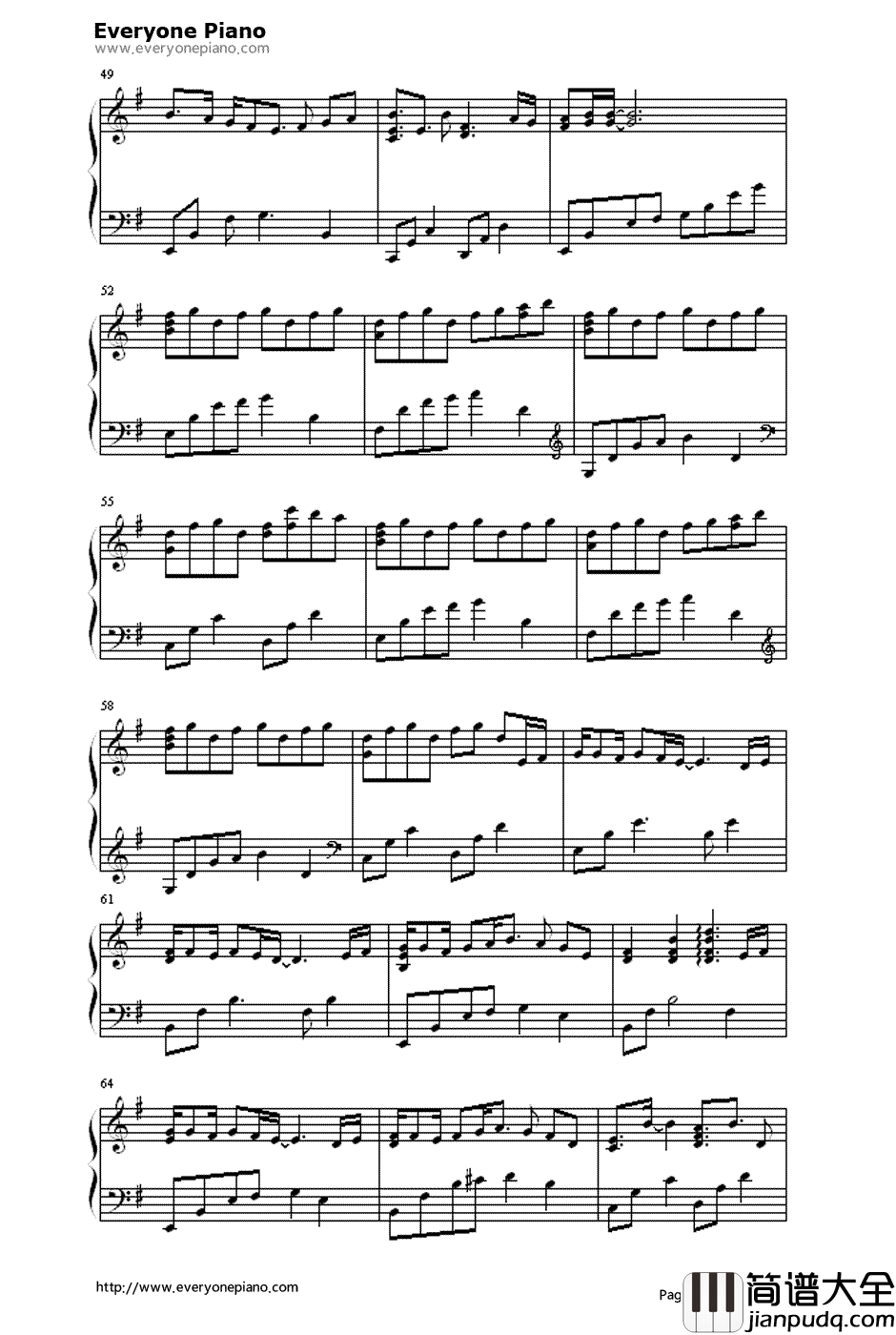 Get_Over钢琴谱_若草恵_Specialmix__棋魂_片头曲