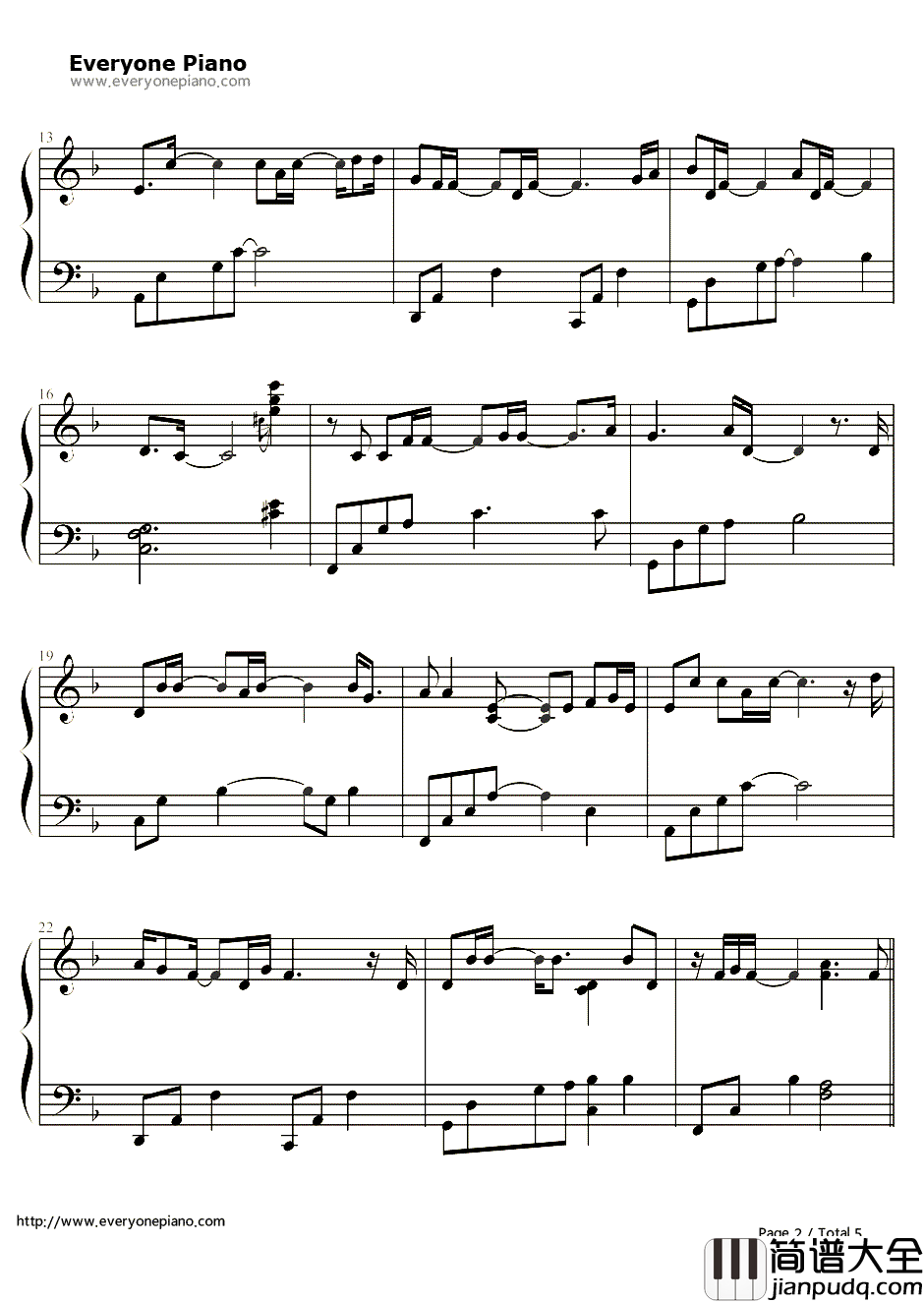 相见不如怀念钢琴谱_樊凡__小爸爸_片尾曲