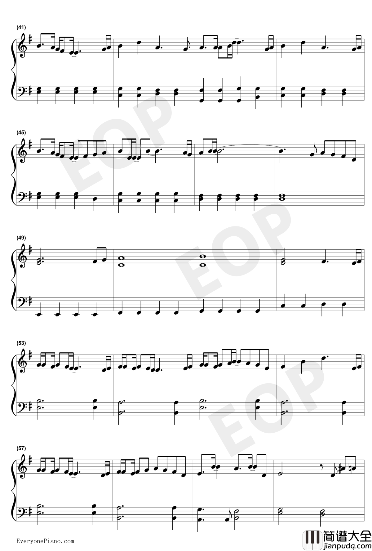 Get_Over钢琴谱_Dream_棋魂片头曲