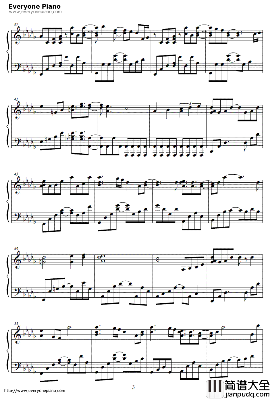 To_Far_Away_Times钢琴谱_Yasunori_Mitsuda__超时空之轮_片尾曲