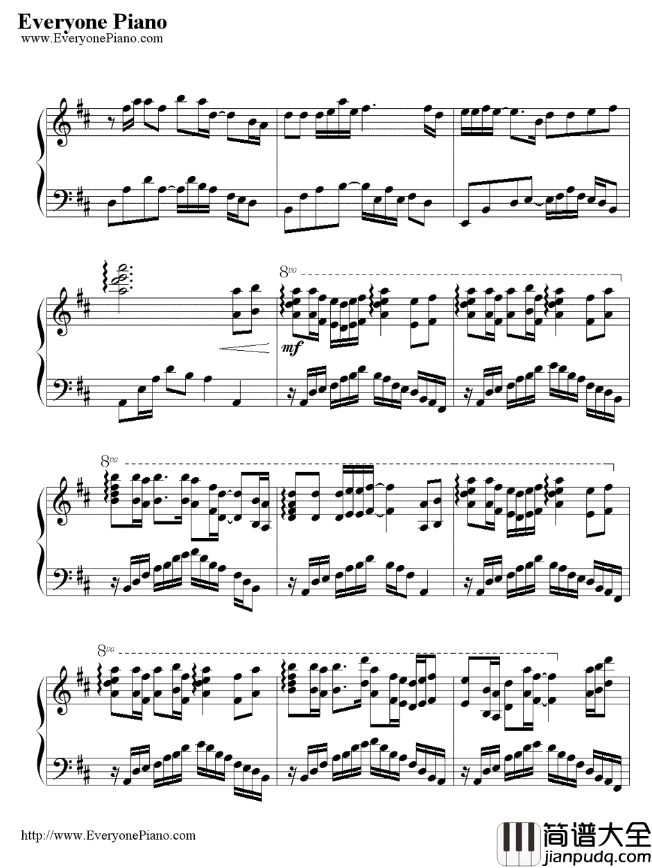 梦里水乡_钢琴谱_江珊