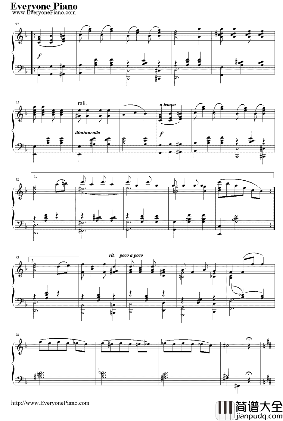 Bethena_A_Concert_Waltz钢琴谱_Scott_Joplin斯科特·乔普林