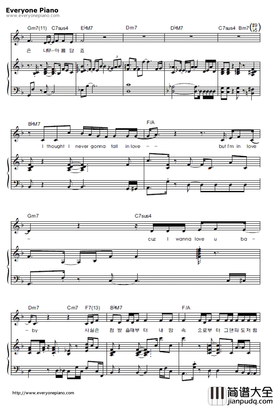 I'm_In_Love钢琴谱_Ra.D
