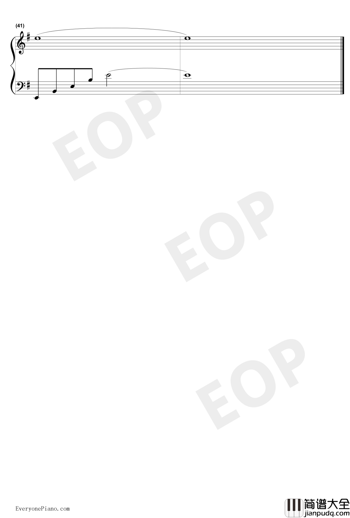 妖精的尾巴Fairy_Tail主题曲钢琴谱