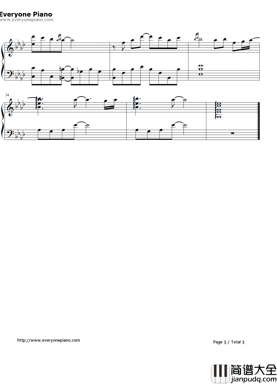 Kokoro_no_Madobe_Nite钢琴谱_Kana_Hanazawa__玩伴猫耳娘！_片尾曲