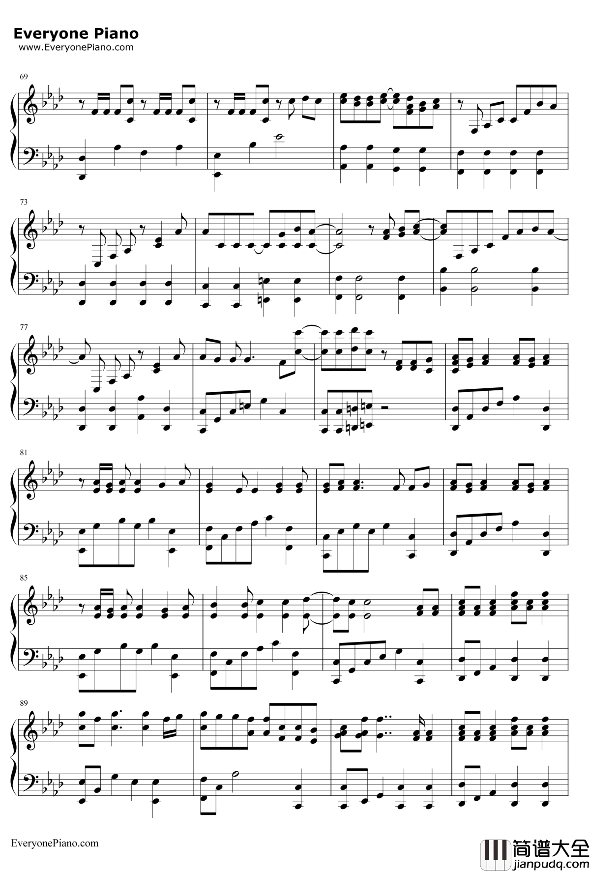 Annabelle钢琴谱_Pianoboy