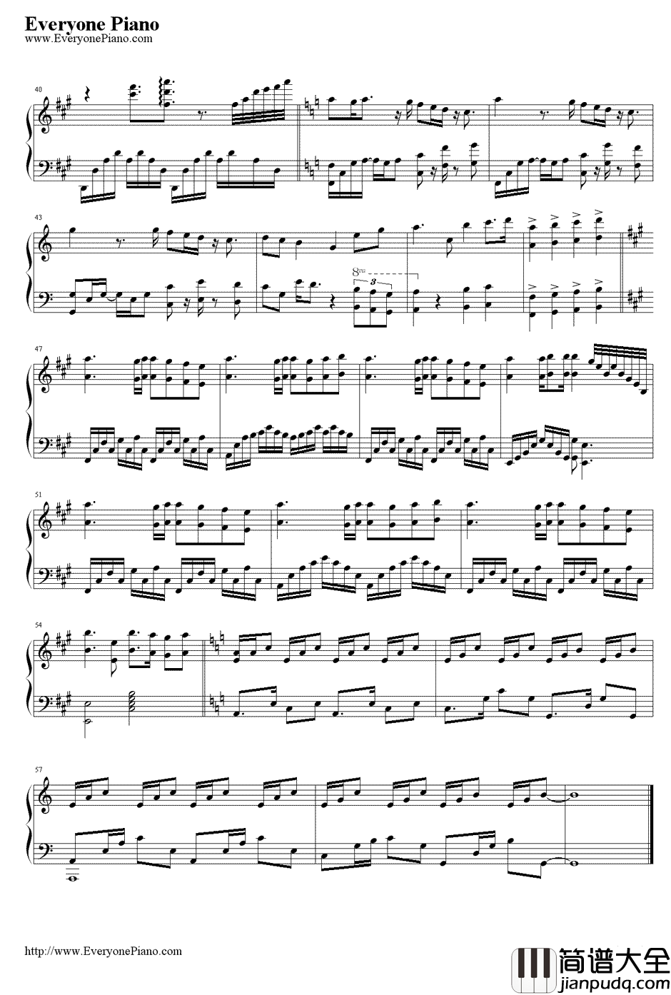 杀破狼钢琴谱_JS_电视剧_仙剑奇侠传_主题曲