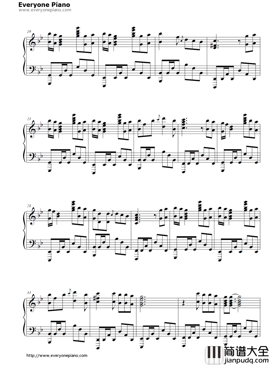 远くまで（Tooku_Made）钢琴谱_Angela