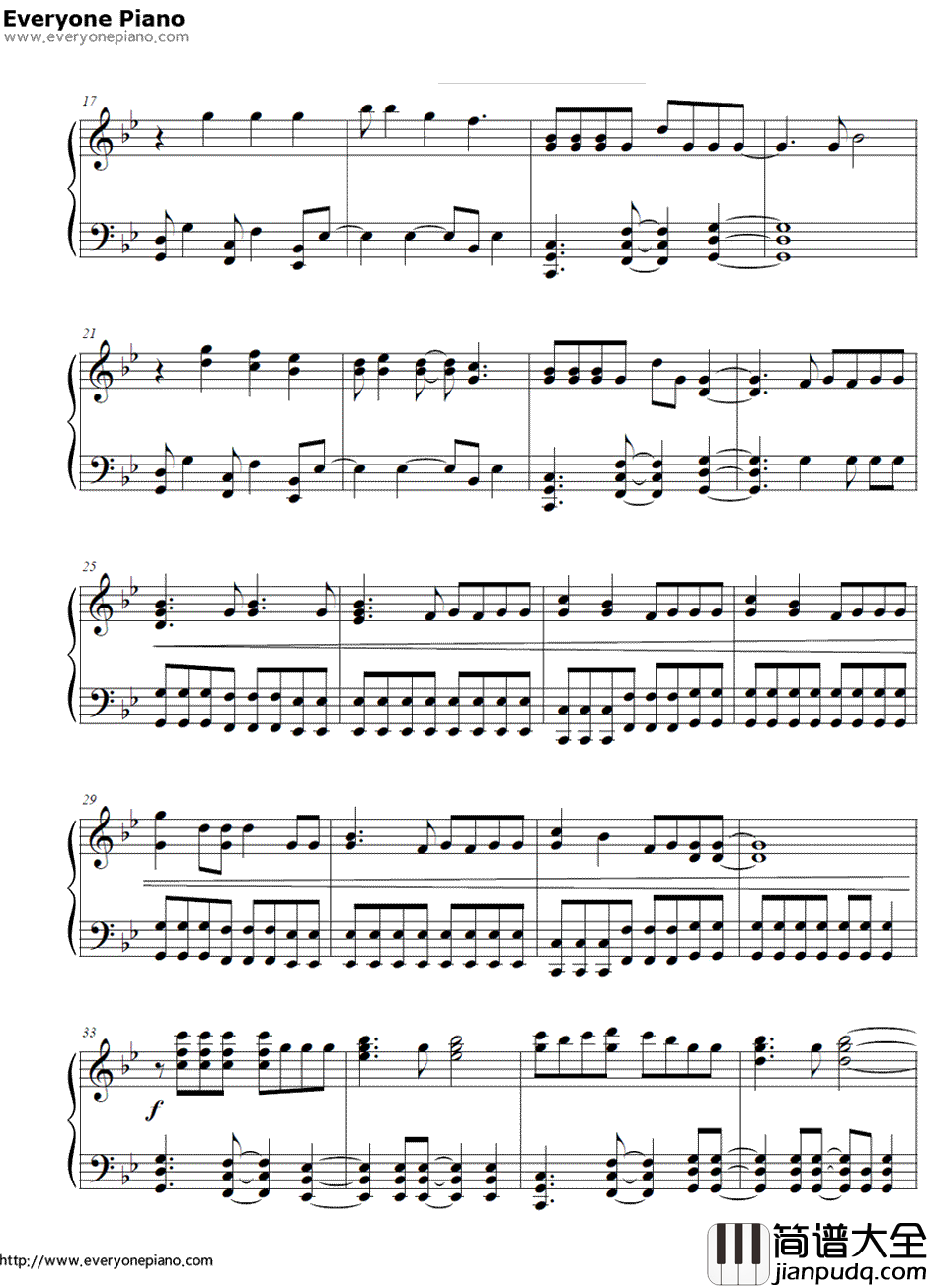 Applause（掌声）钢琴谱_Lady_GaGa