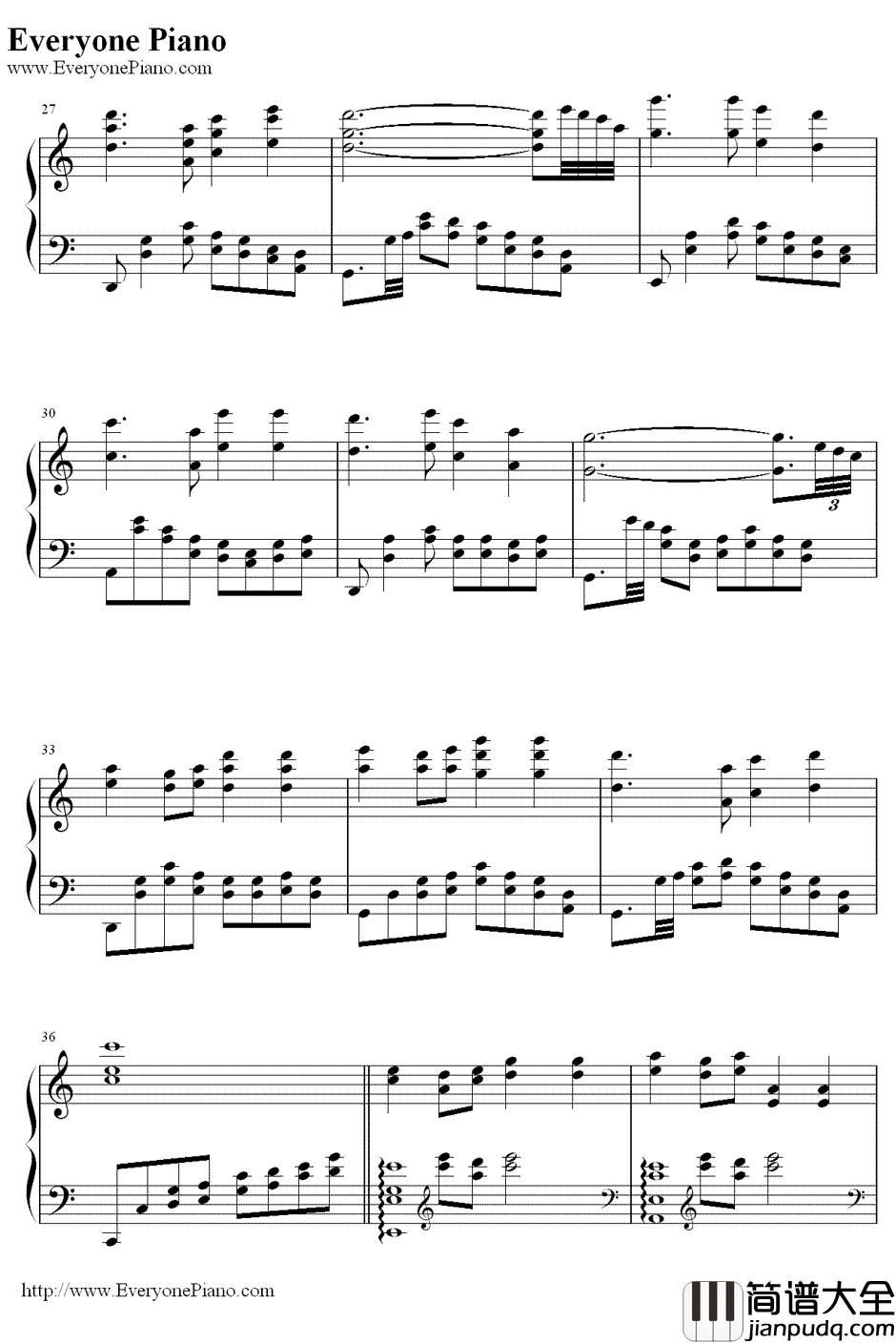 似是故人来钢琴谱_梅艳芳