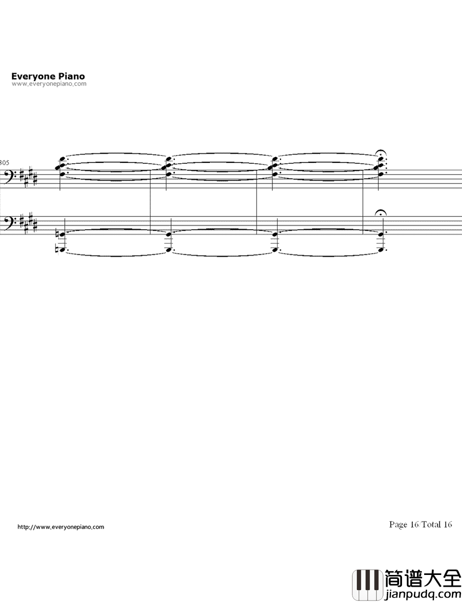 满天钢琴谱_Kalafina_Fate/Zero第19集片尾曲