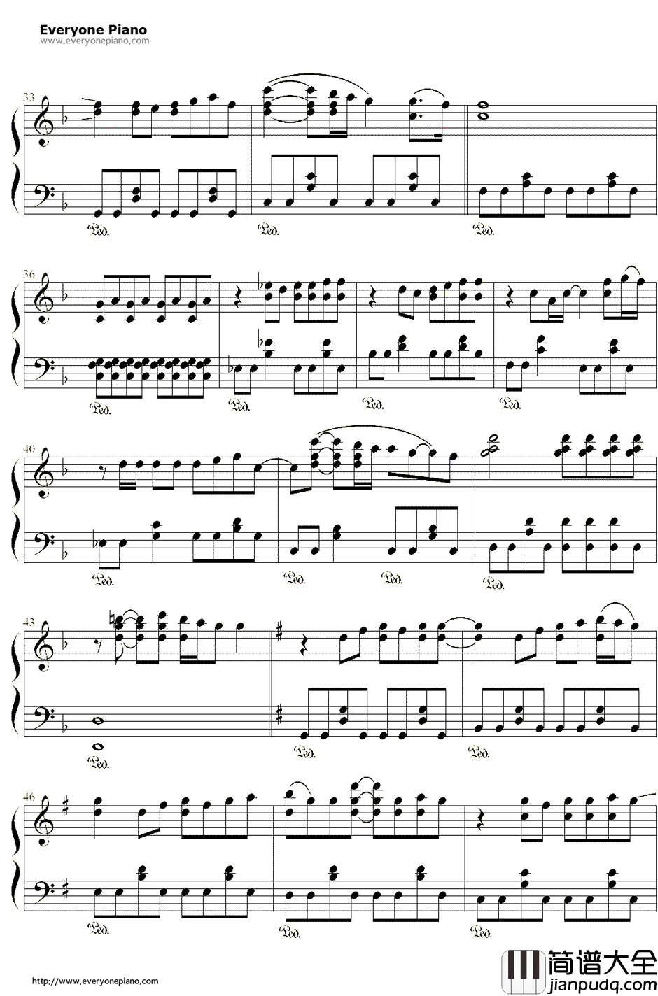 掉了钢琴谱_张惠妹