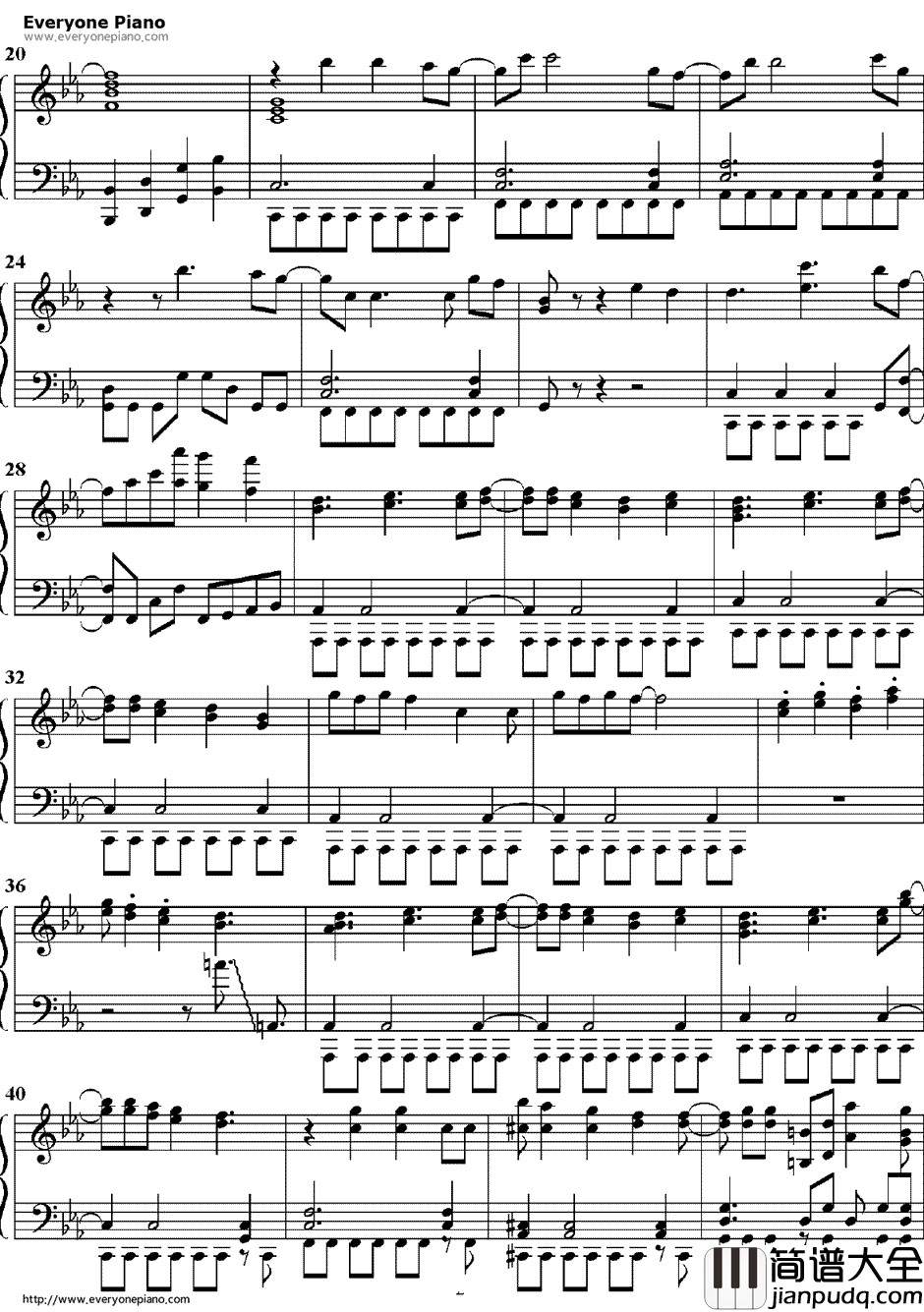 JUST_TUNE钢琴谱_savage_genius__夜樱四重奏_OP