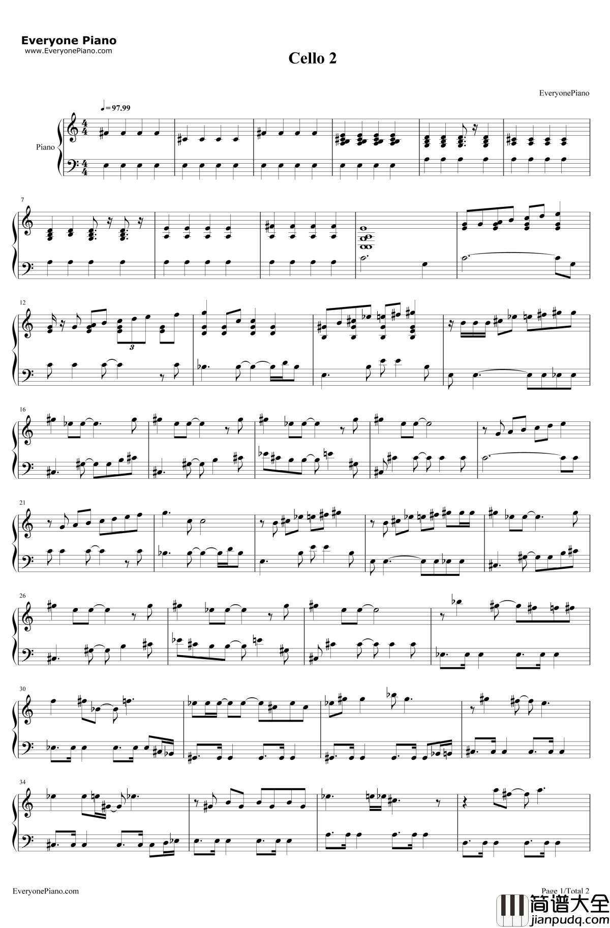 Survival（生存）钢琴谱_Muse