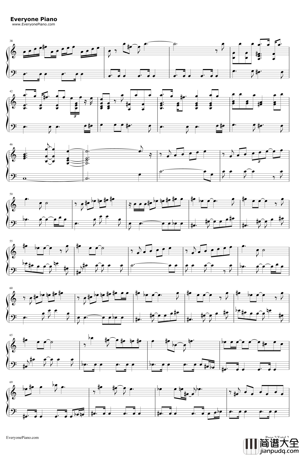 Survival（生存）钢琴谱_Muse