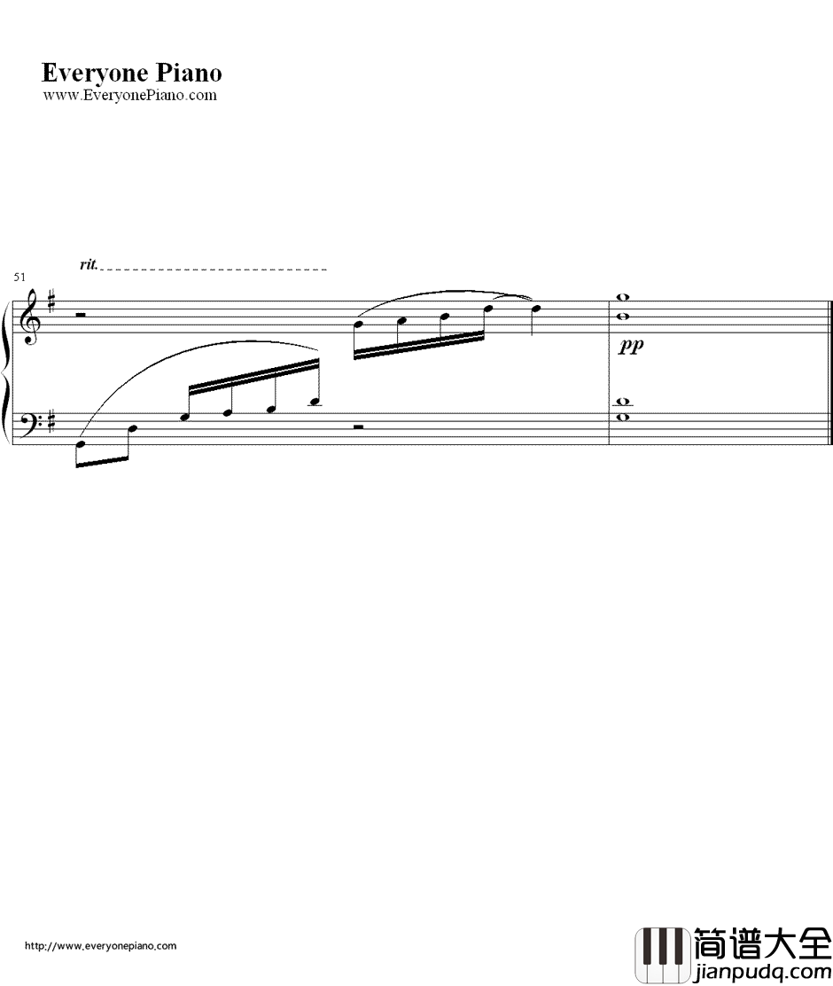 Going_Home钢琴谱_Kenny_G萨克斯经典名曲改编