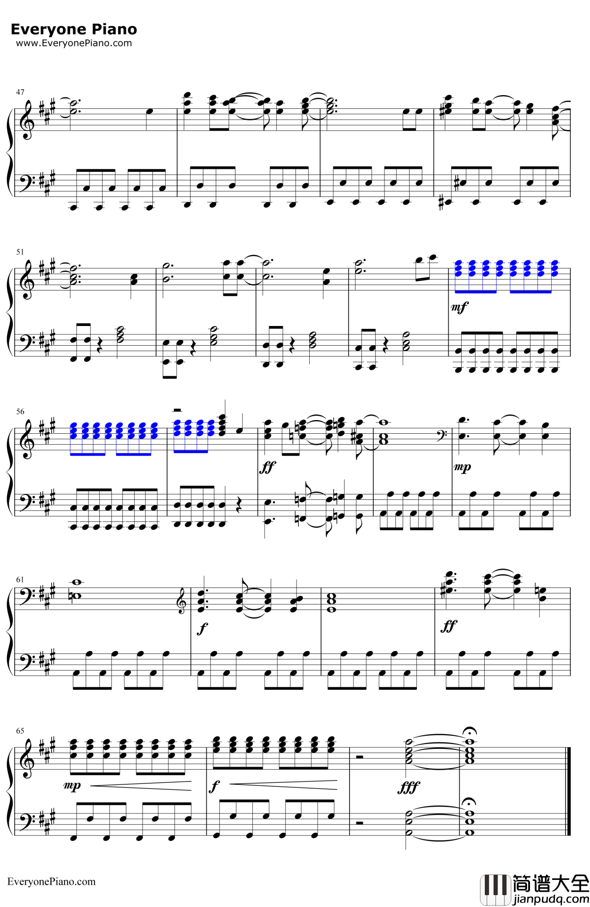 君の知らない物語钢琴谱_Supercell