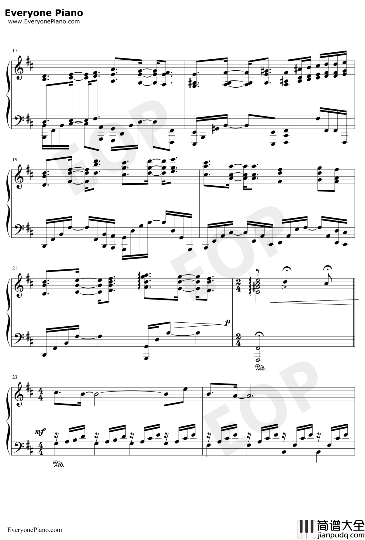 Lydia钢琴谱_飞儿乐团F.I.R_斗鱼