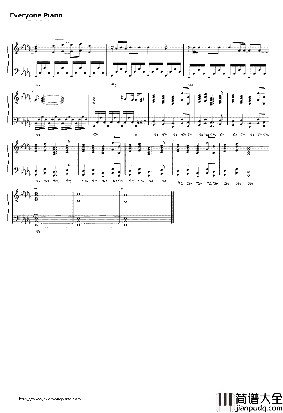 Decode钢琴谱_Paramore