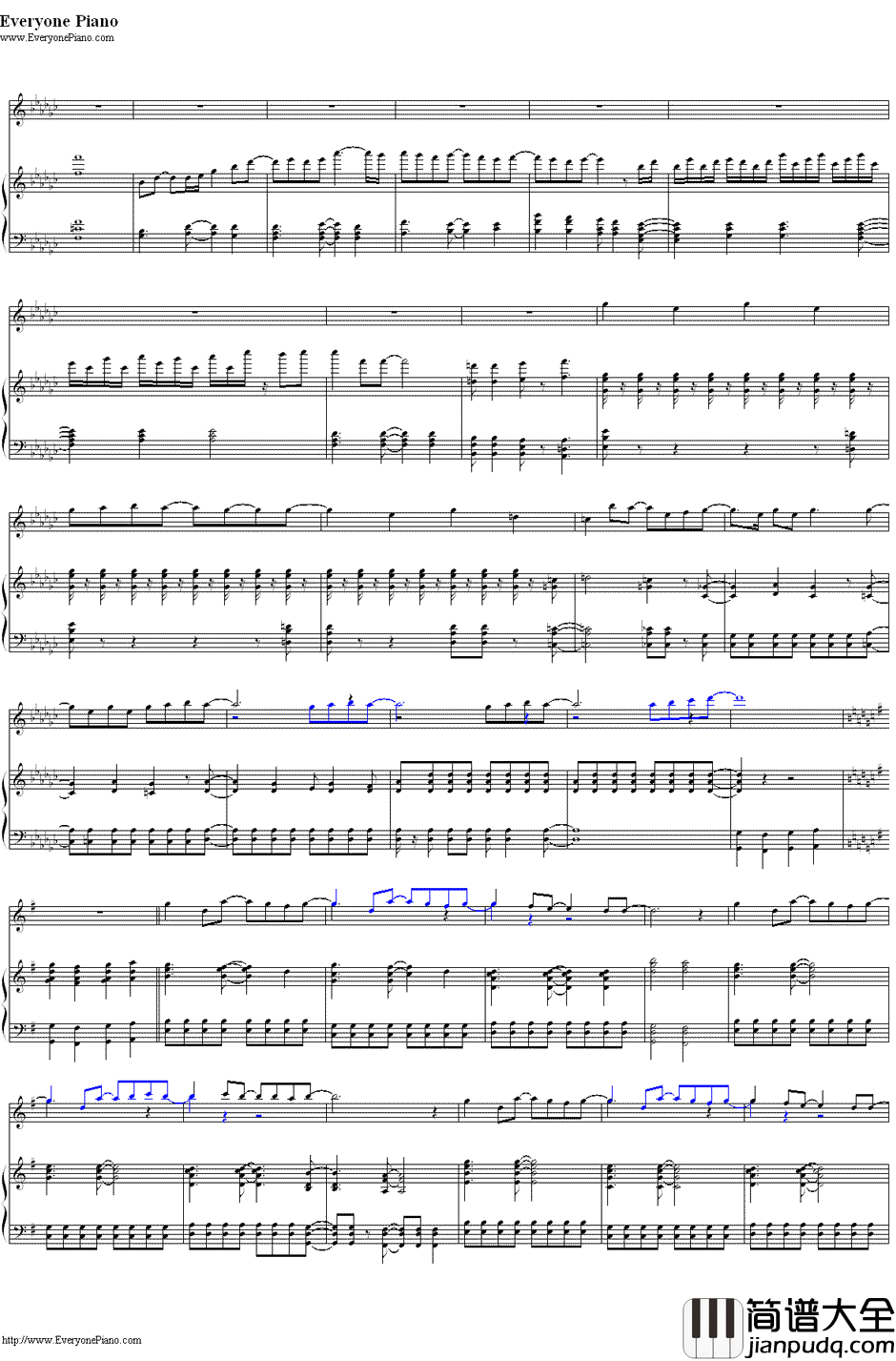 马尾与发圈（ポニーテールとシュシュ）钢琴谱_AKB48