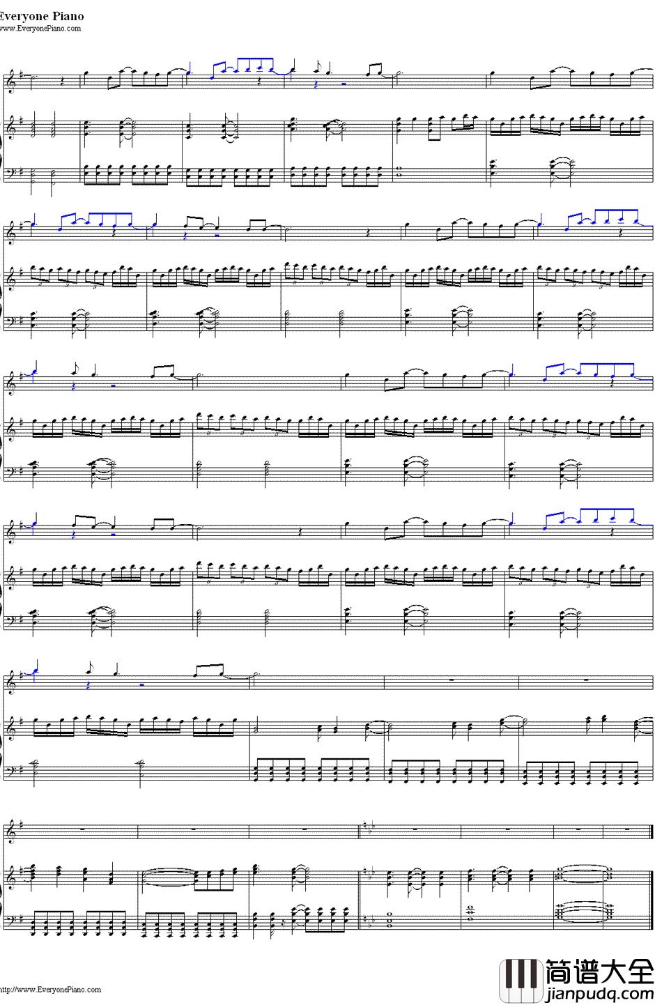 马尾与发圈（ポニーテールとシュシュ）钢琴谱_AKB48