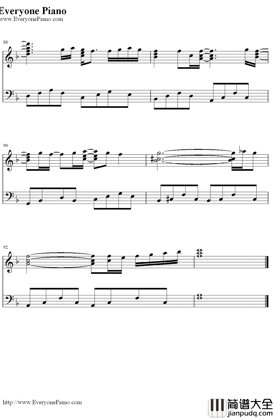 Likeastarinthenight钢琴谱_仓木麻衣__黑暗天使_主题曲