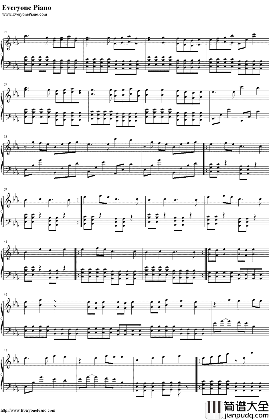 弱虫モンブラン钢琴谱_GUMIメグッポイド