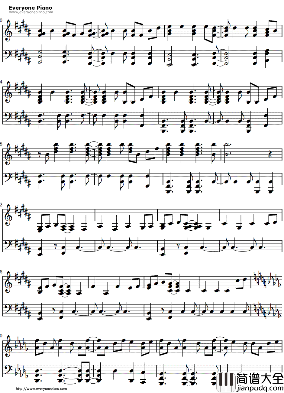 Do_You_Hear_What_I_Hear钢琴谱_Bing_Crosby