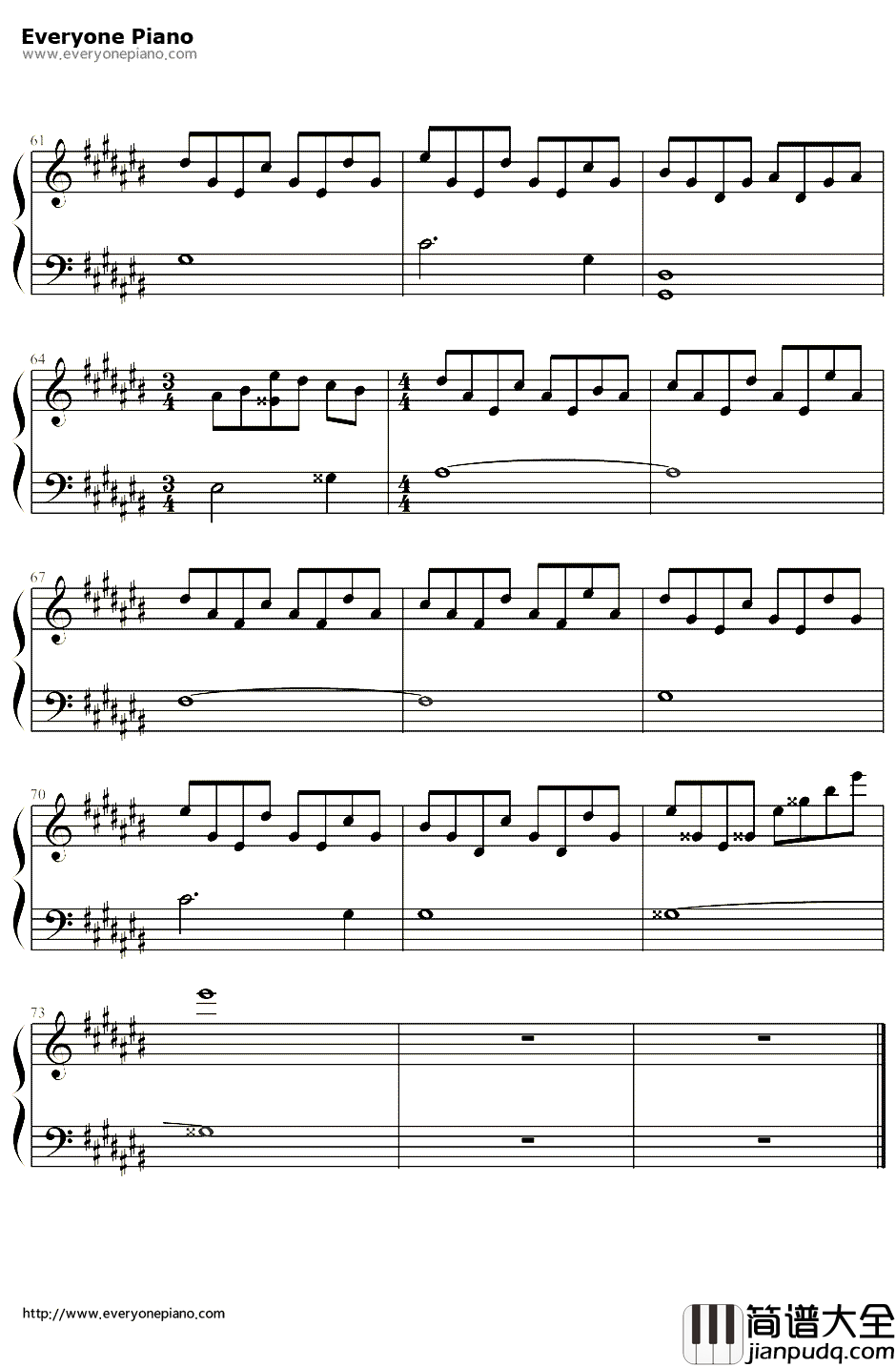 CarryOn钢琴谱_Ali_韩剧信义片尾曲