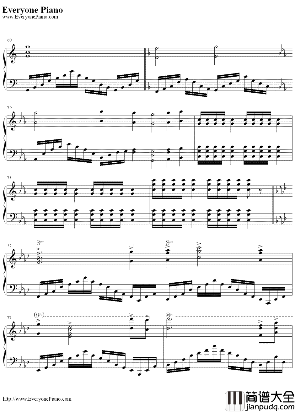 ChampionSelect（英雄联盟排位音乐）钢琴谱_LeagueofLegends英雄联盟