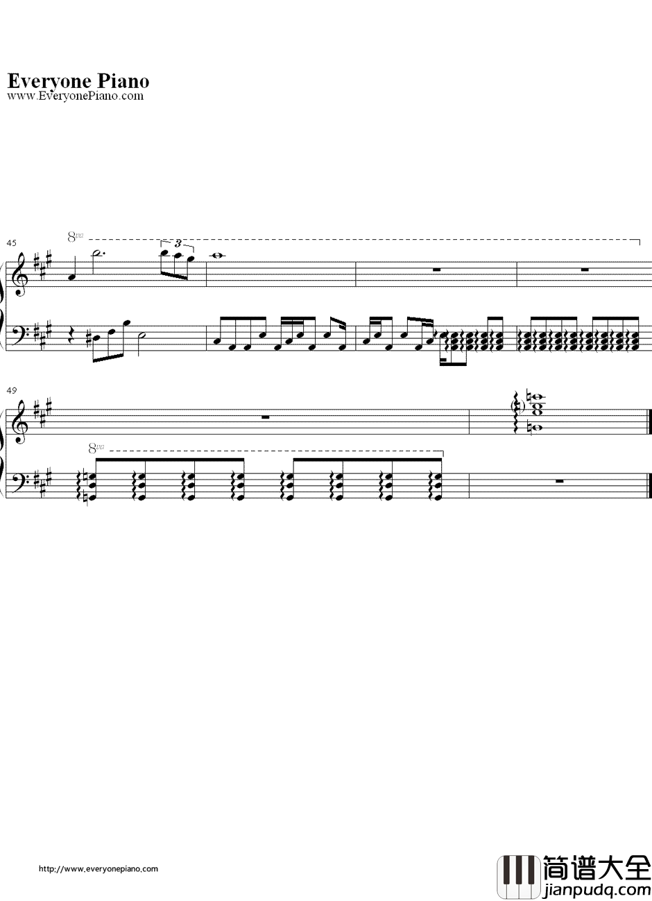 翼をください钢琴谱_赤い鸟_给我一双翅膀_赤い鸟