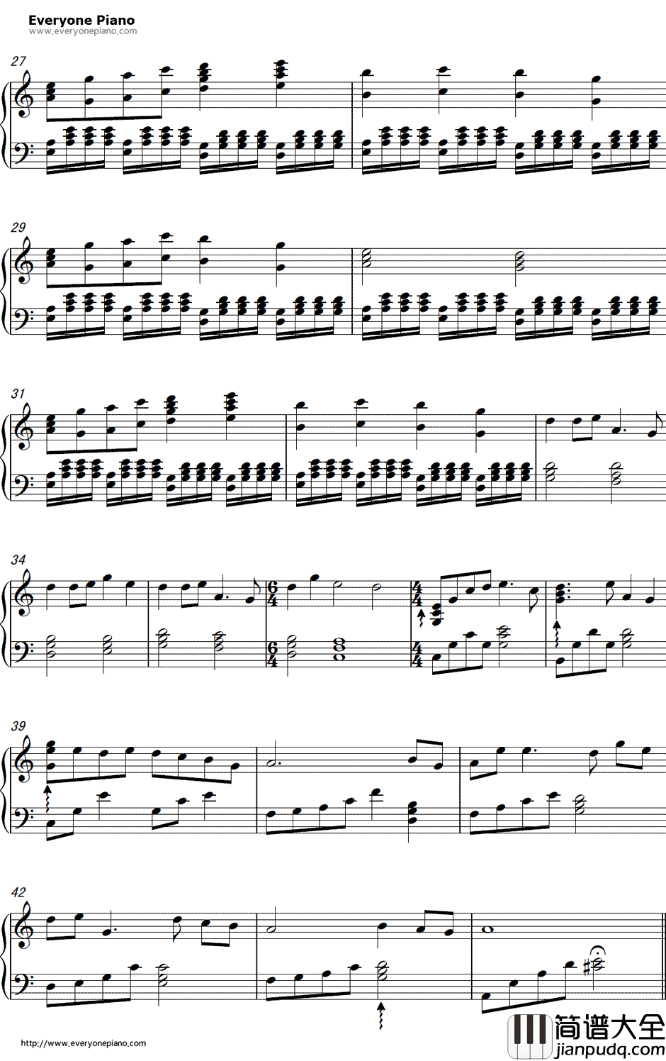 少女钢琴谱_神思者S.E.N.S.__源氏物语千年纪_OST