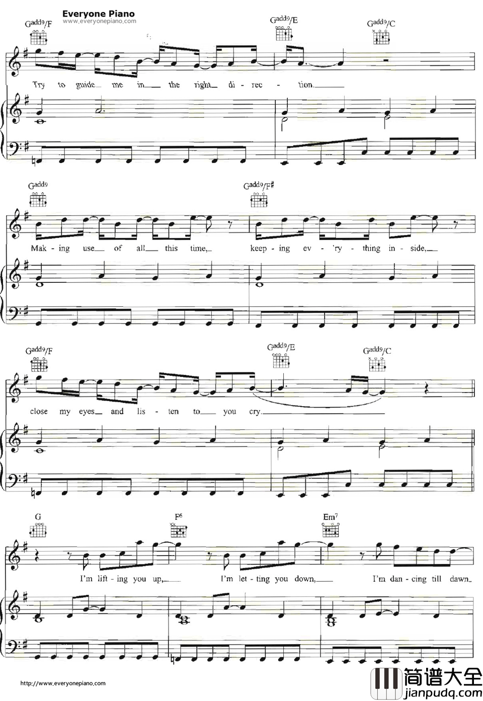 Must_Get_Out钢琴谱_Maroon5