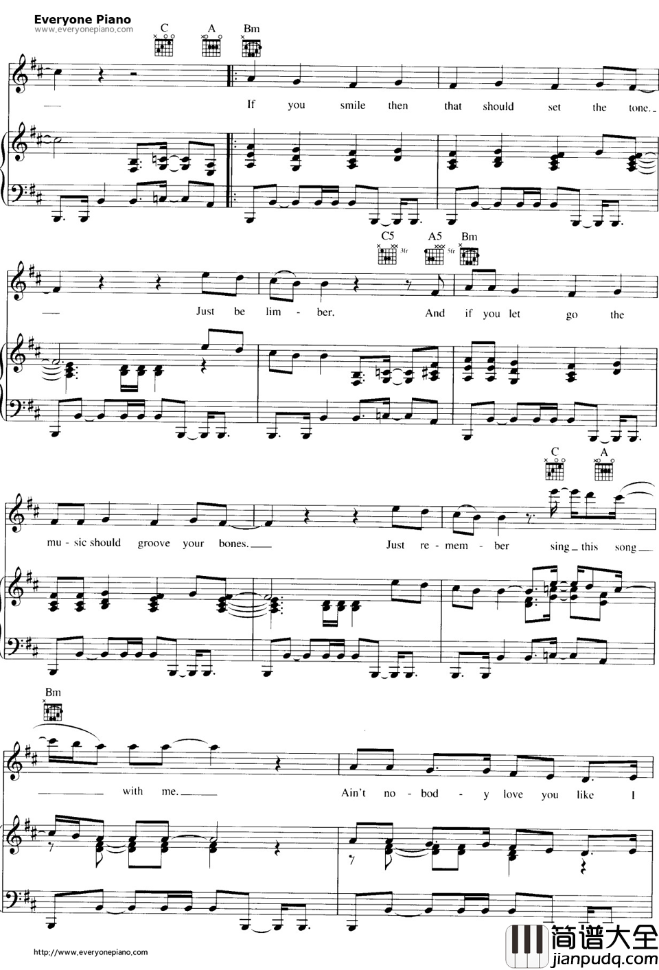 Like_I_Love_You钢琴谱_JustinTimberlake