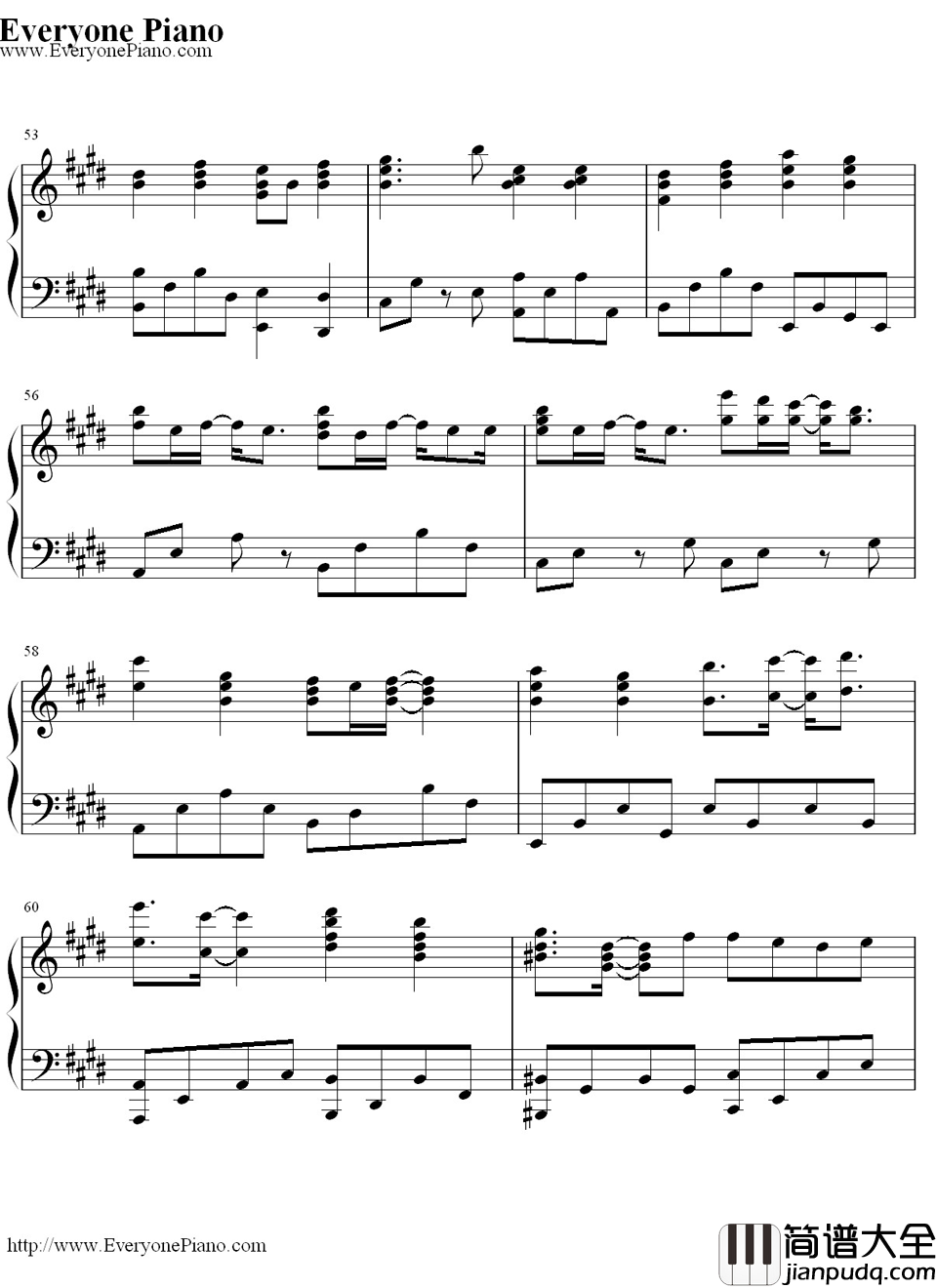 天使たちのメロディー钢琴谱_川岛爱川嶋あい_川嶋あい