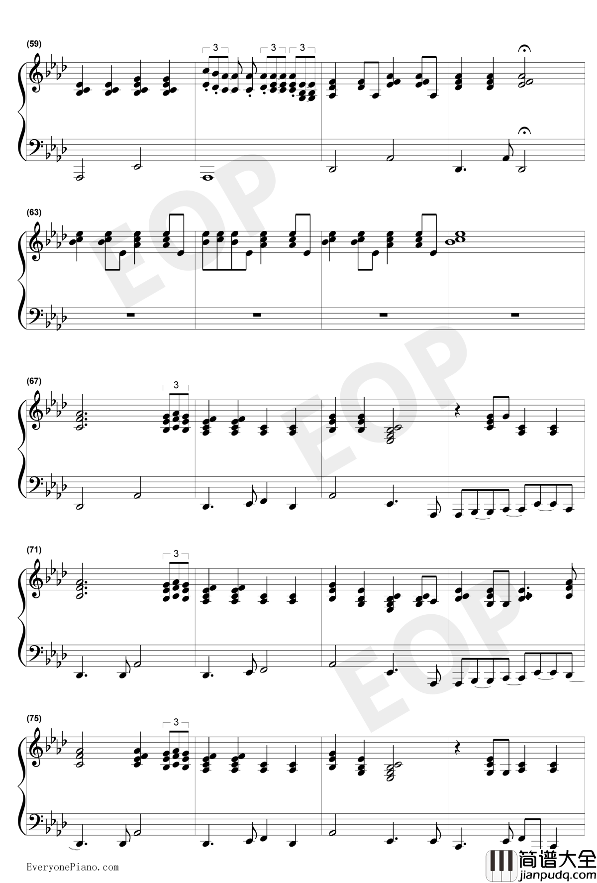 Close_to_You钢琴伴奏版钢琴谱_卡朋特TheCarpenters_ClosetoYou钢琴伴奏版