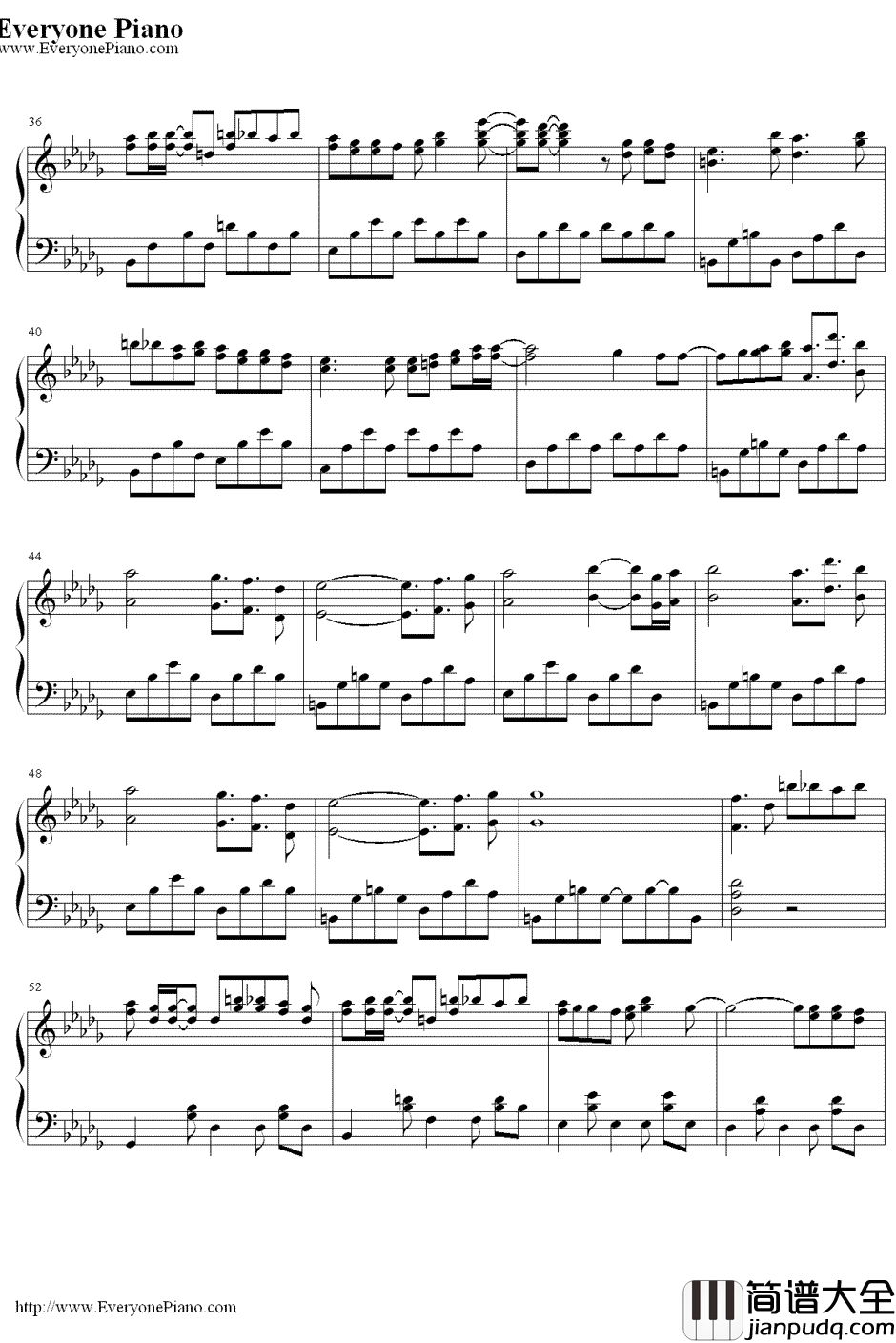 瞳のこたえ（血色之瞳的未来）钢琴谱_Noria__神幻拍档07GHOST_ED