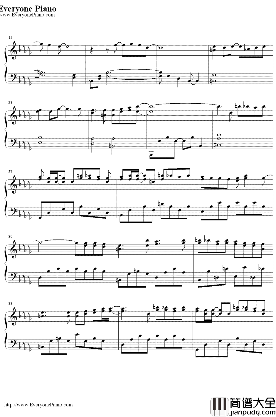 瞳のこたえ（血色之瞳的未来）钢琴谱_Noria__神幻拍档07GHOST_ED