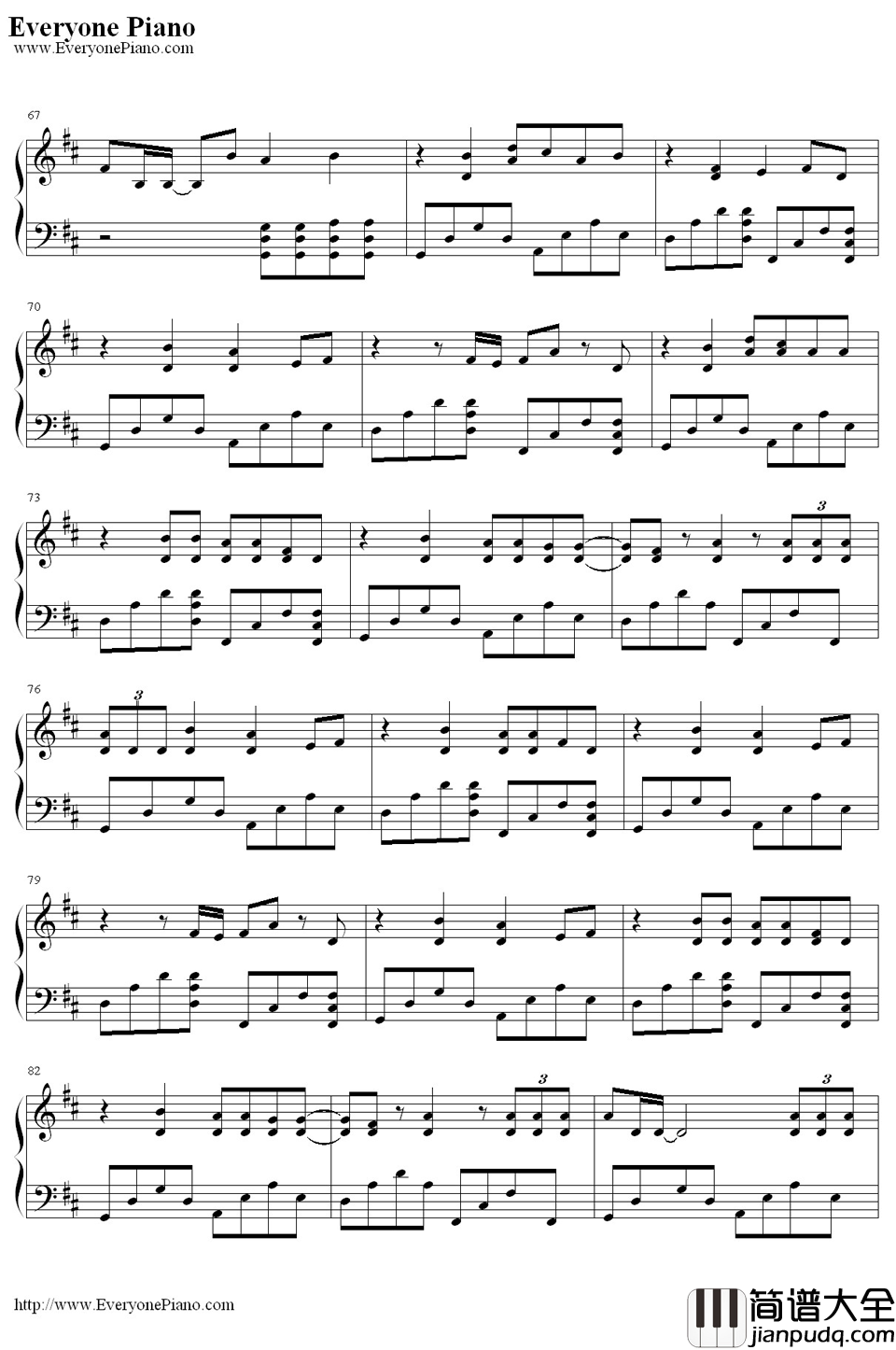 Whatya_Want_from_Me钢琴谱_AdamLambert