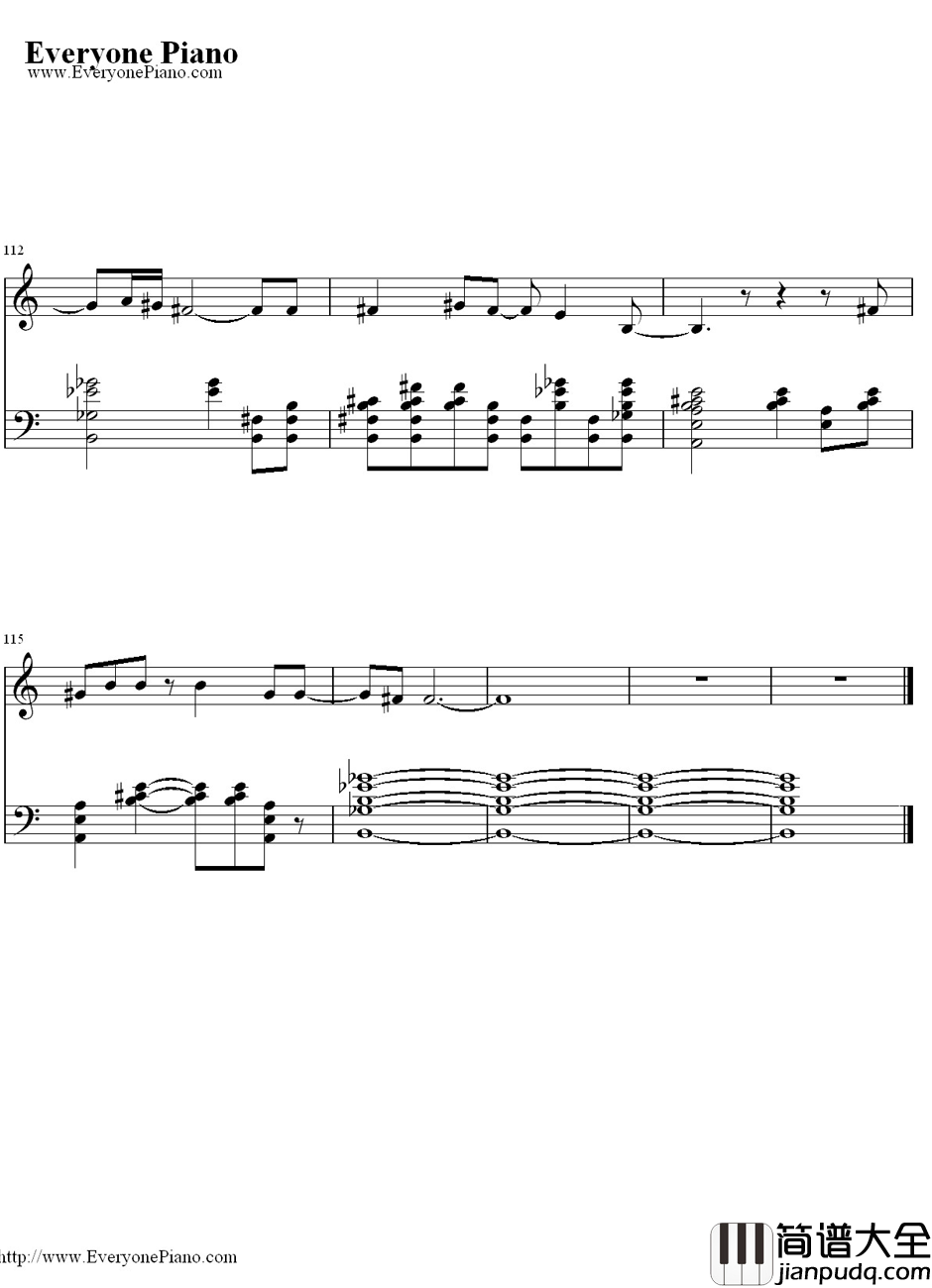 Don't_Tell_Me钢琴谱_艾薇儿_AvrilLavigne