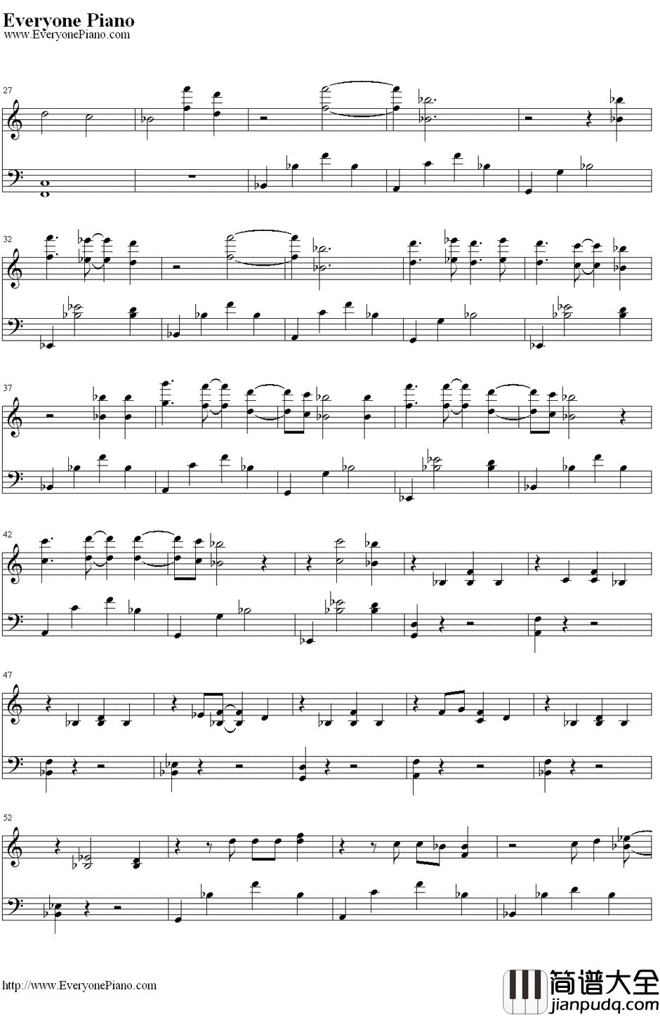 Autumn_Leaves钢琴谱_EdSheeran