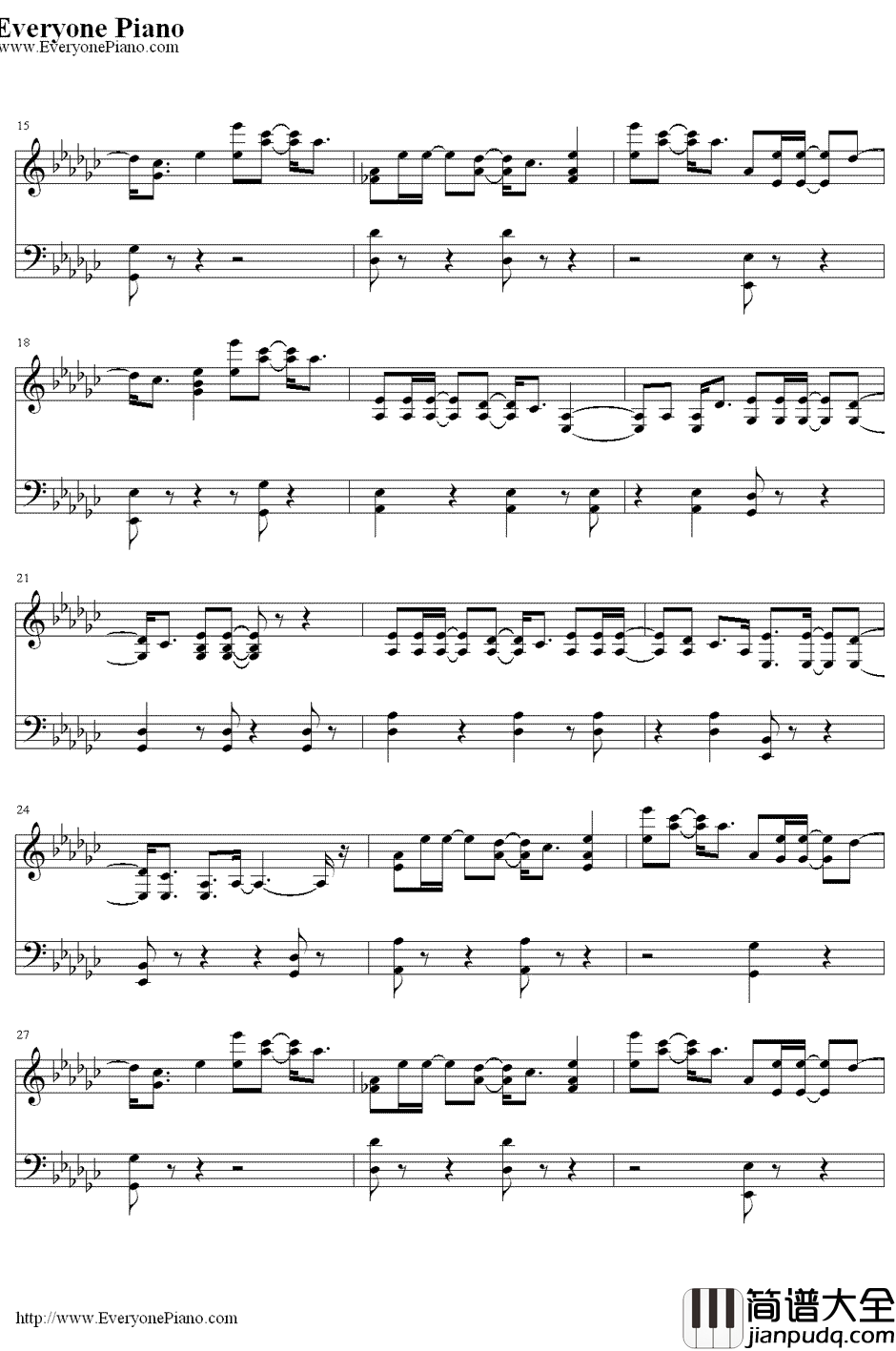 Thrift_Shop钢琴谱_Macklemore&RyanLewis