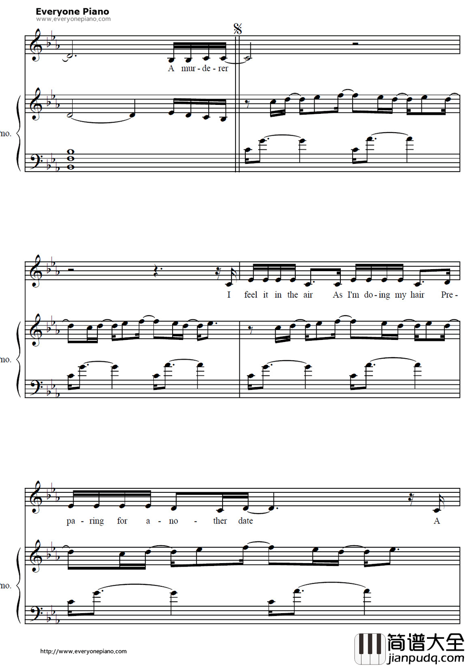 Unfaithful钢琴谱_Rihanna