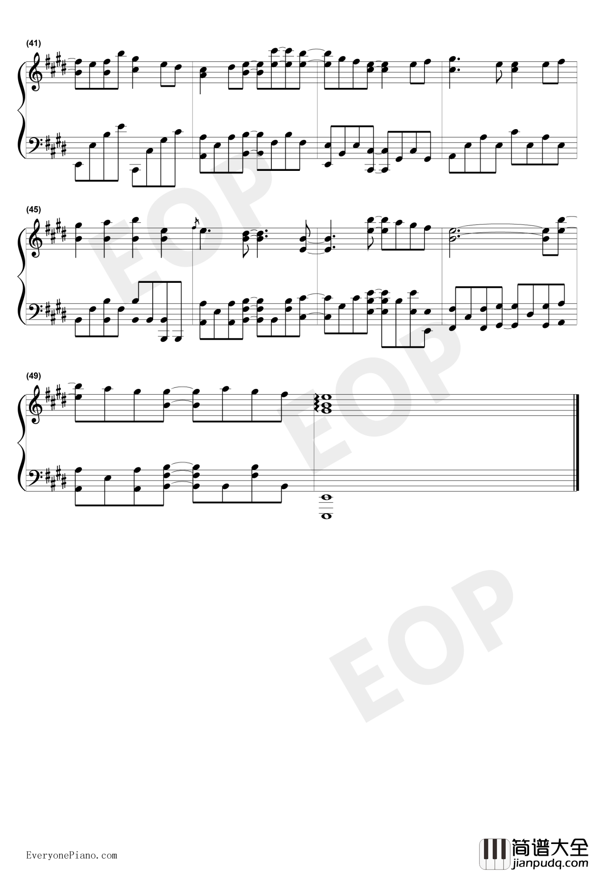 Irony钢琴谱_ClariS__我的妹妹哪有这么可爱！_片头曲